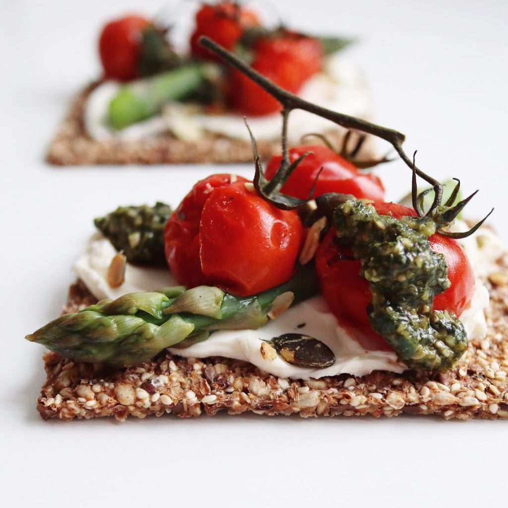 pesto tomate & asperge