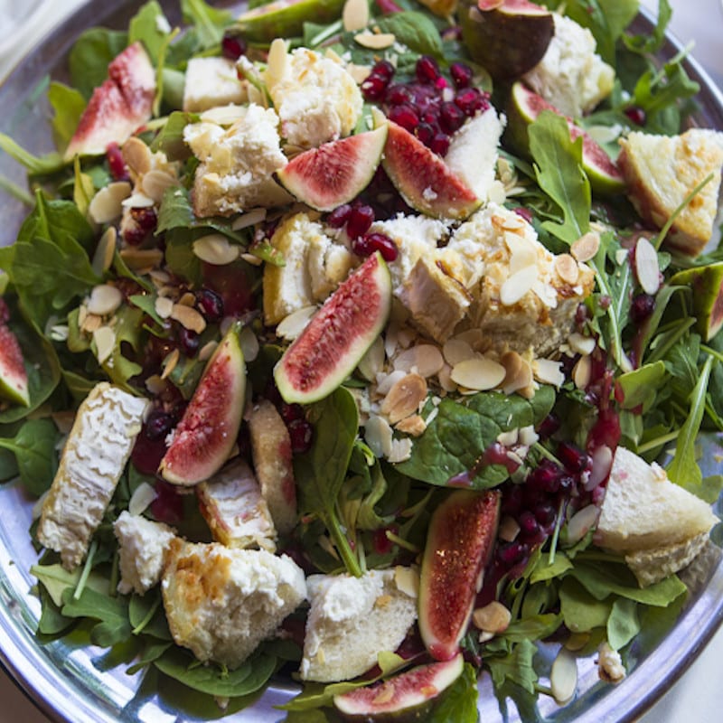 salade chèvre figues
