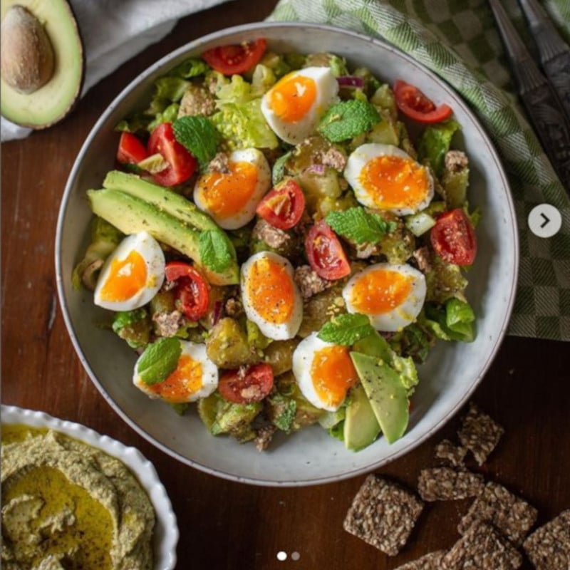 salade pomme de terre, pois chiche 800x800