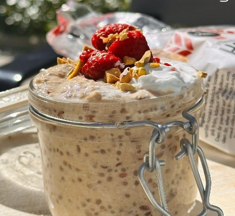 verrine aux flocons d'avoine