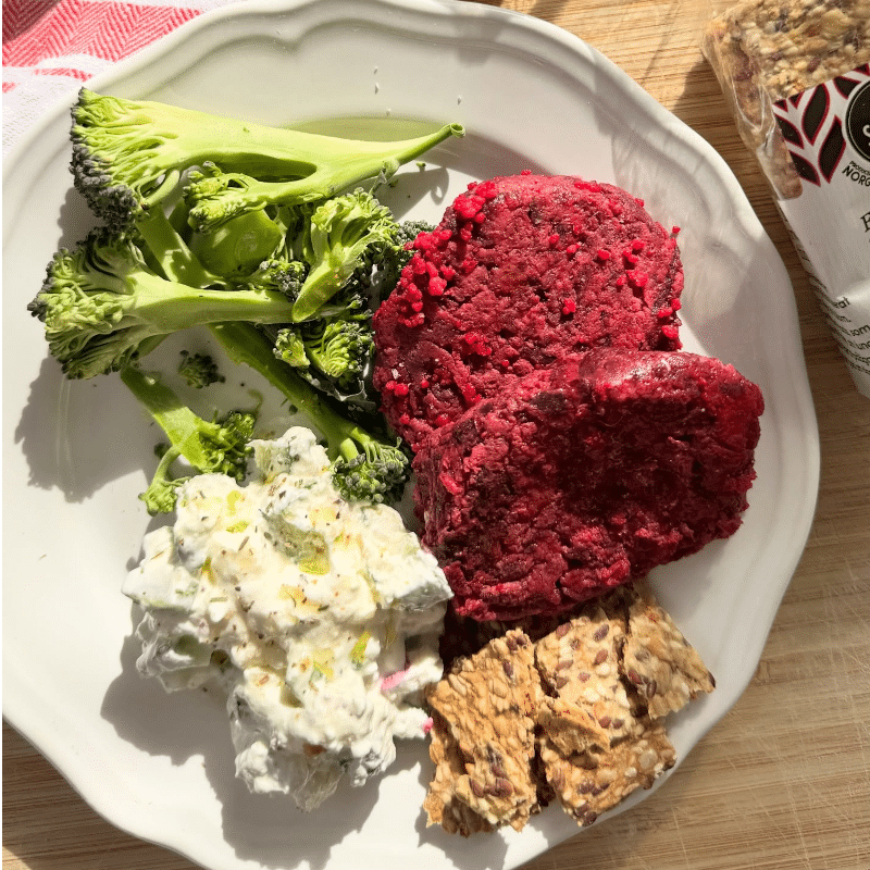 galette betterave pois chiche